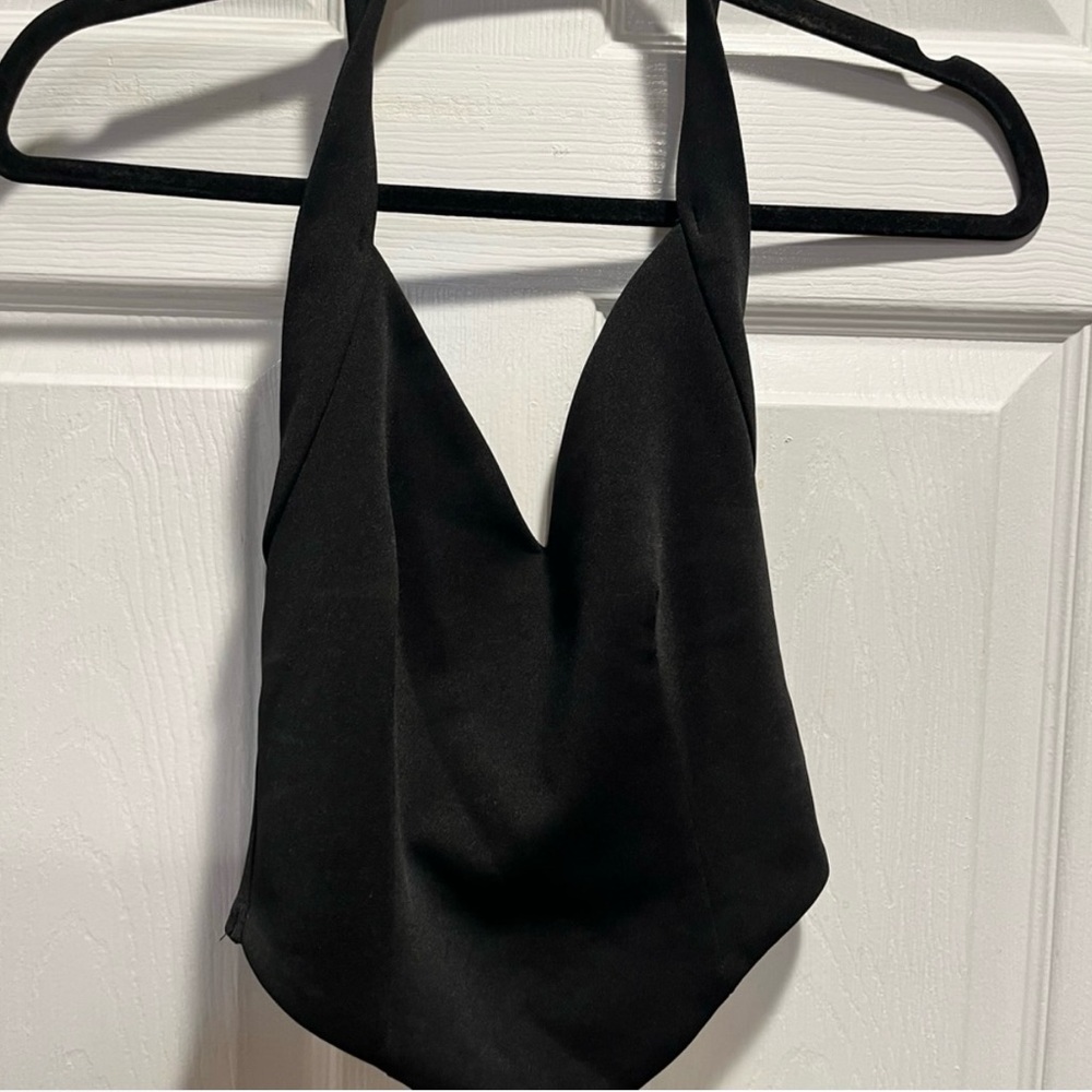 Princess Polly Sleek Black Top
